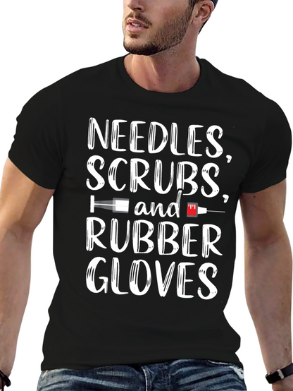 Camiseta Needles Scrubs Rubber Gloves