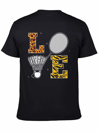 Camiseta Negra Love Bádminton