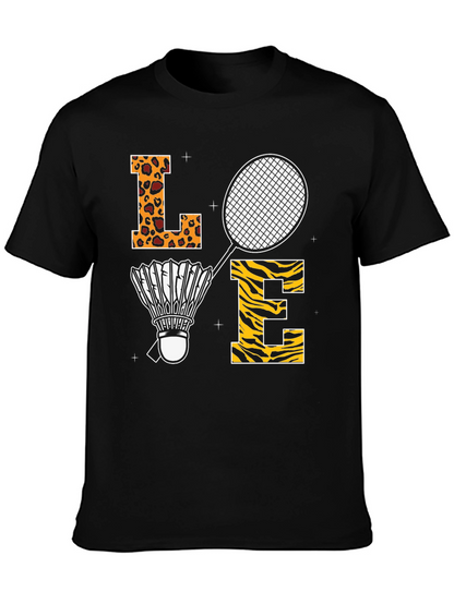 Camiseta Negra Love Bádminton