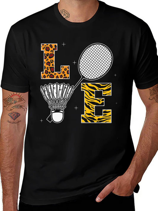 Camiseta Negra Love Bádminton