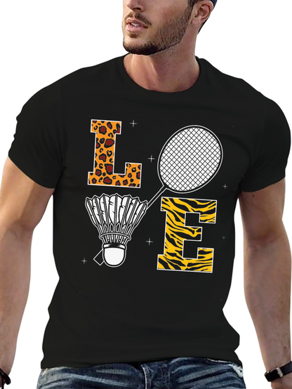 Camiseta Negra Love Bádminton