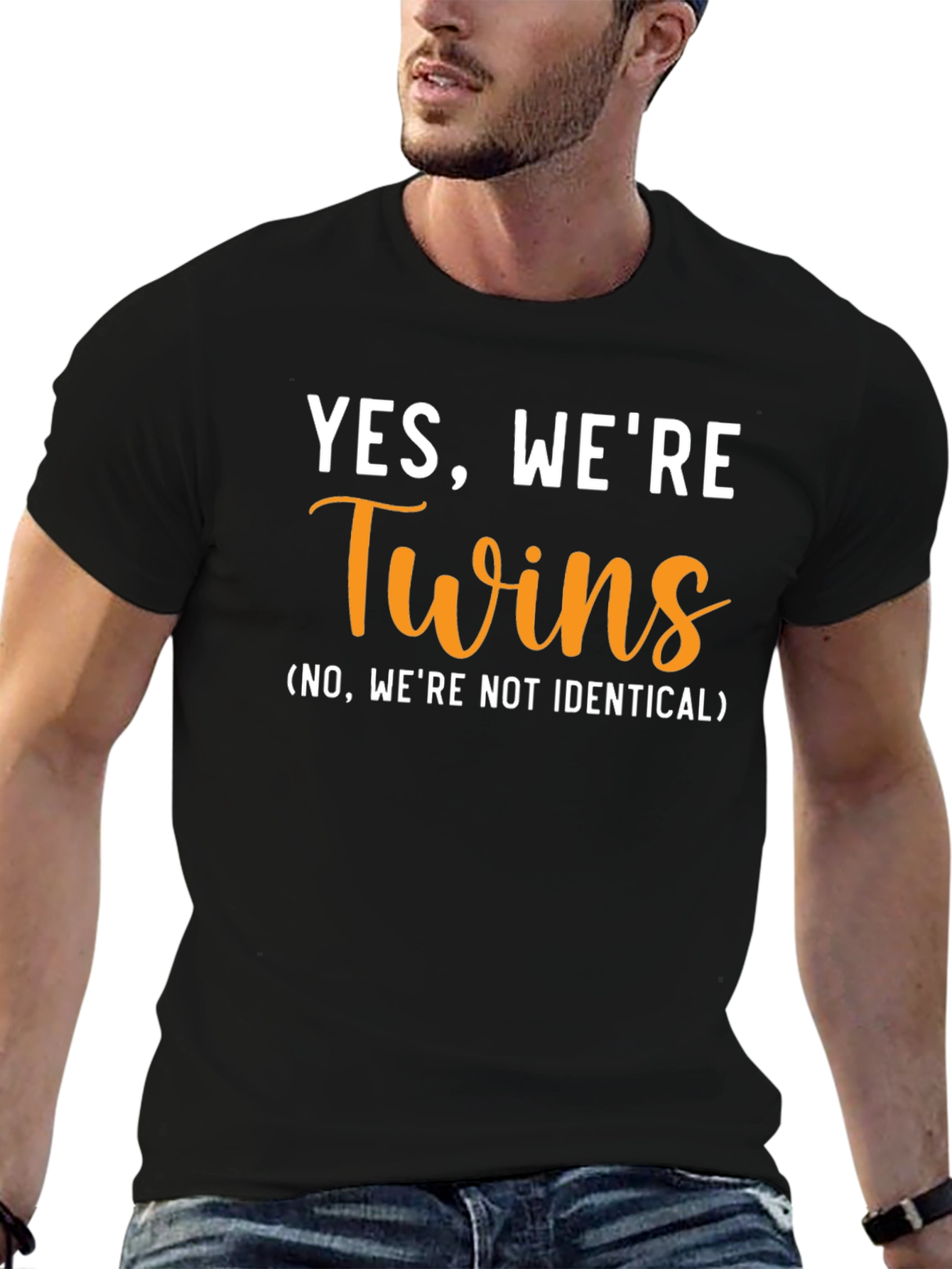 Camiseta Divertida para Gemelos No Idénticos