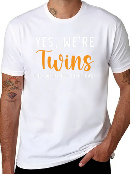 Camiseta Divertida para Gemelos No Idénticos