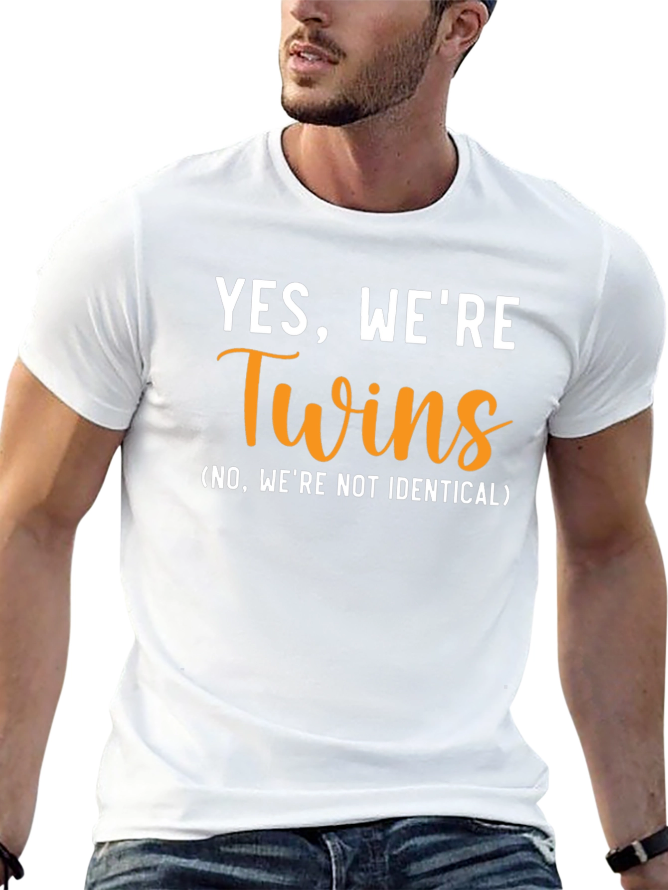 Camiseta Divertida para Gemelos No Idénticos