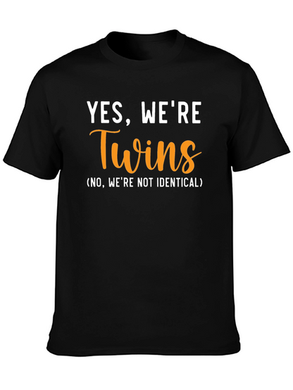 Camiseta Divertida para Gemelos No Idénticos