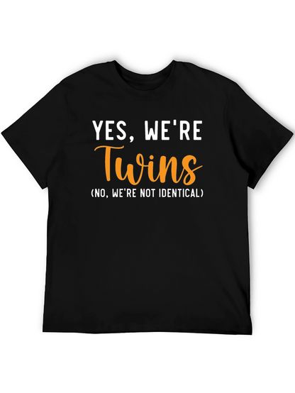 Camiseta Divertida para Gemelos No Idénticos