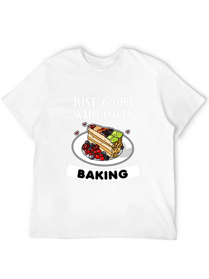 Camiseta Just a Girl Who Loves Baking