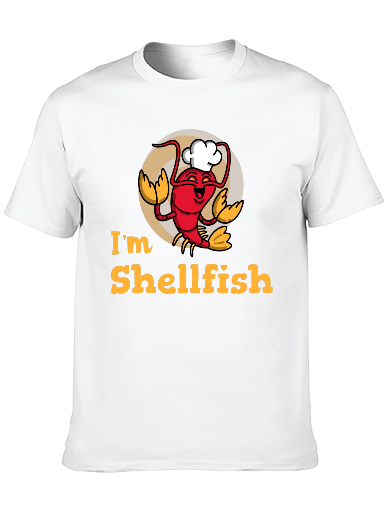 Camiseta Negra Soy Egoísta con Diseño de Langosta Chef