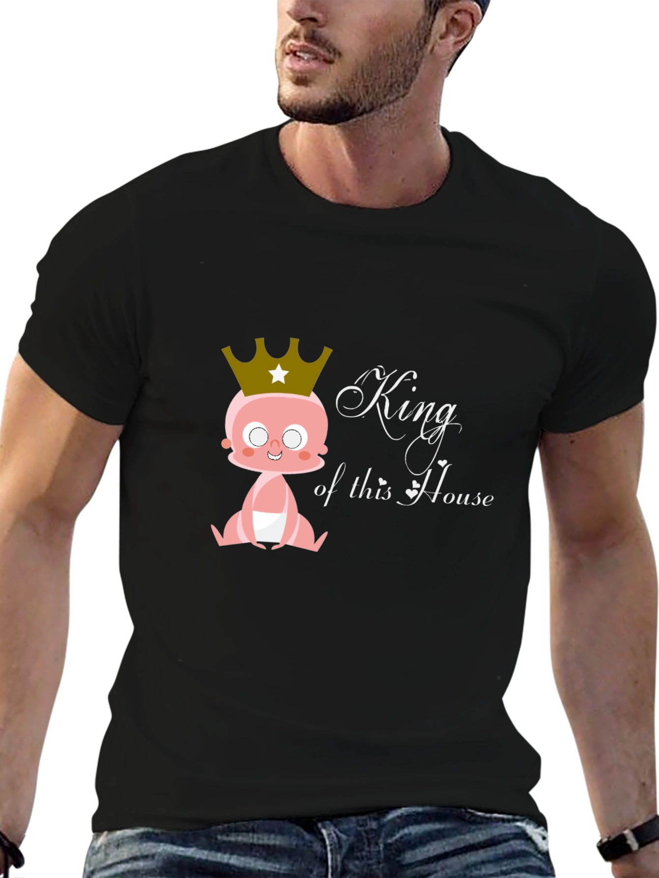 Camiseta Negra Rey de la Casa