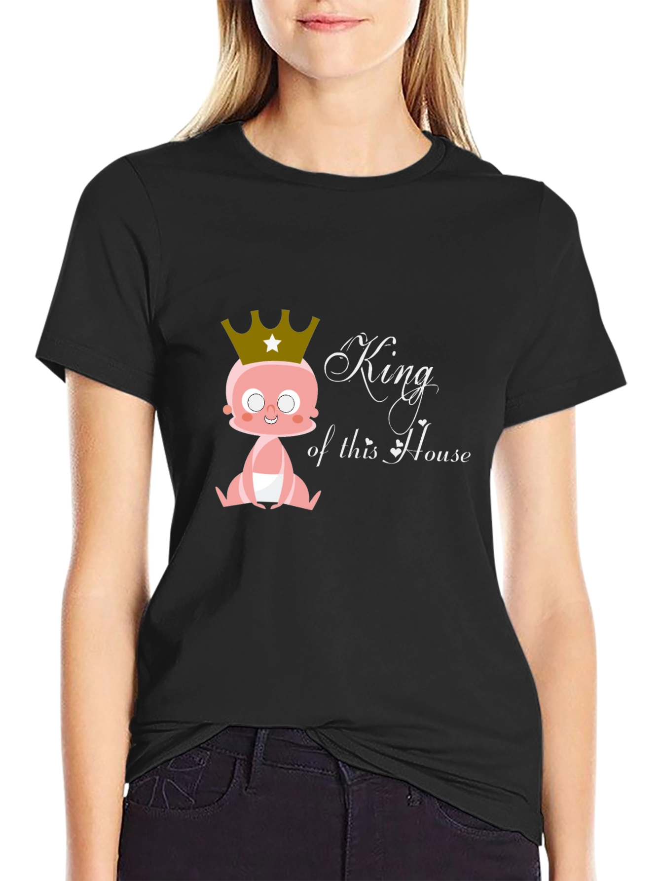 Camiseta Negra Rey de la Casa