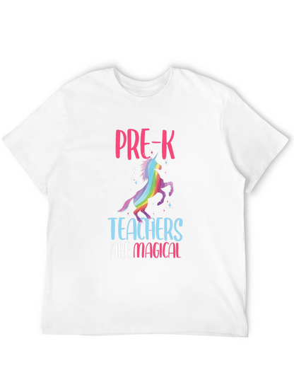 Camiseta Negra Profesores de Pre-K Mágicos