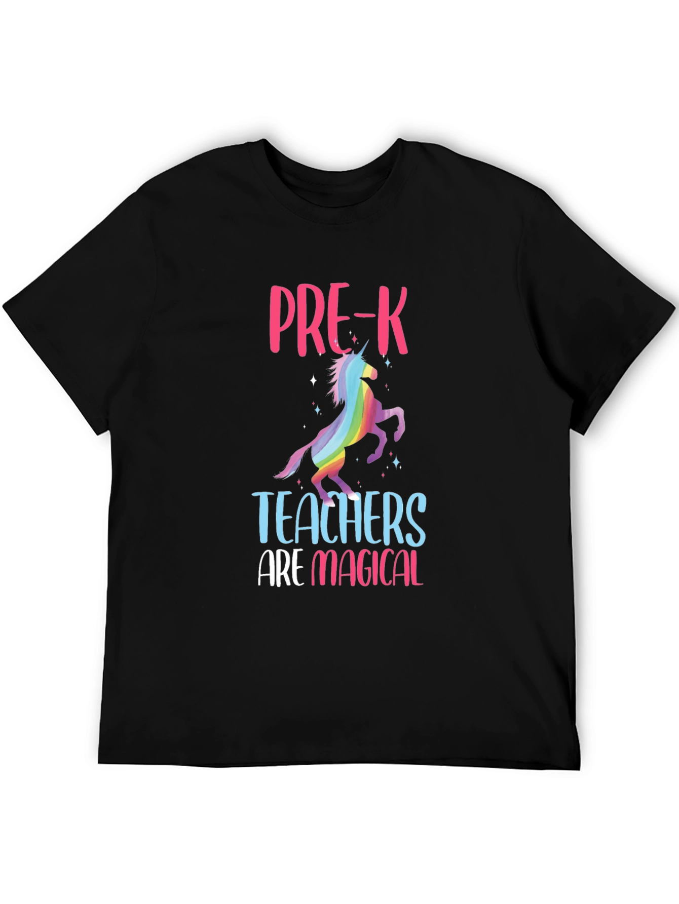 Camiseta Negra Profesores de Pre-K Mágicos