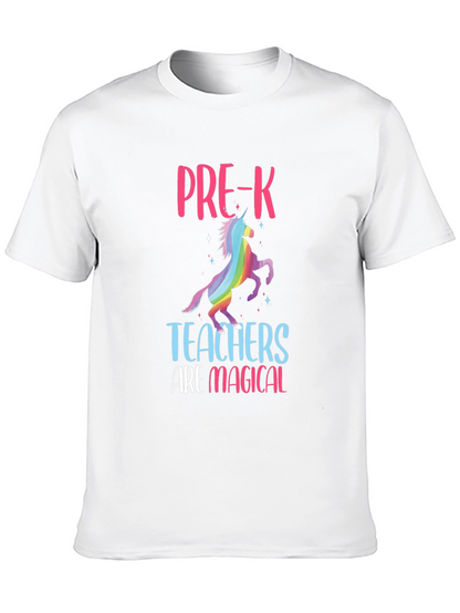 Camiseta Negra Profesores de Pre-K Mágicos
