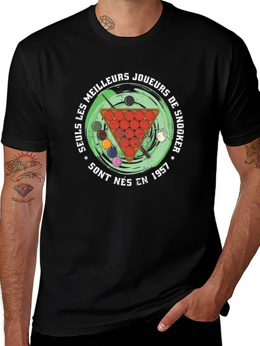 Camiseta Negra Snooker 1957