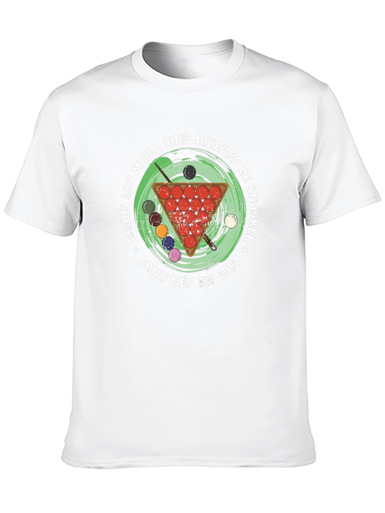 Camiseta Negra Snooker 1957