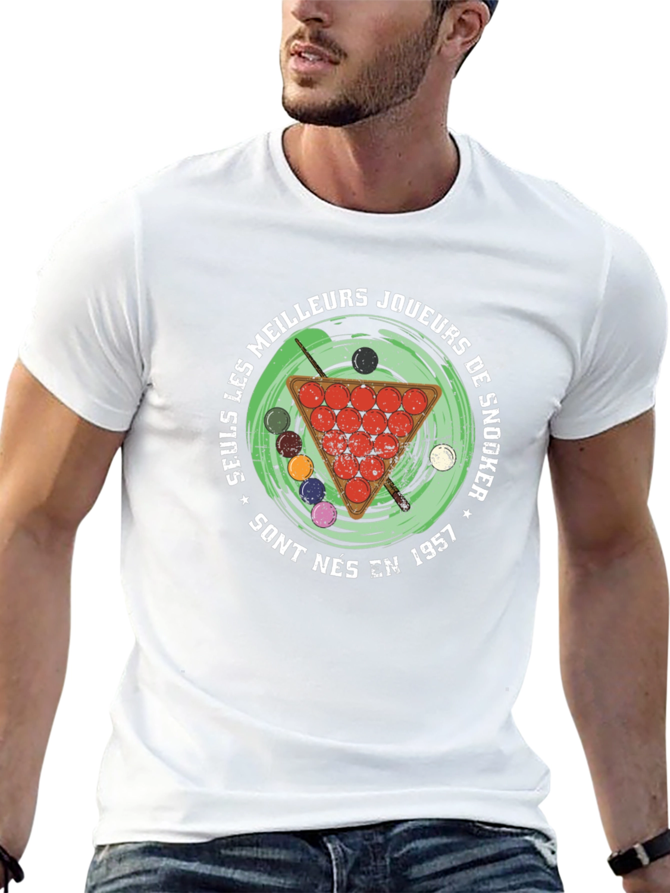 Camiseta Negra Snooker 1957