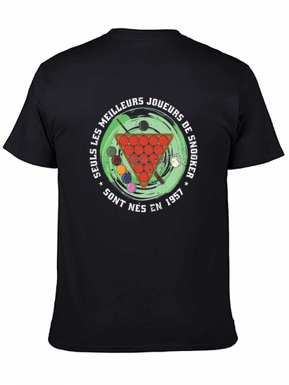 Camiseta Negra Snooker 1957