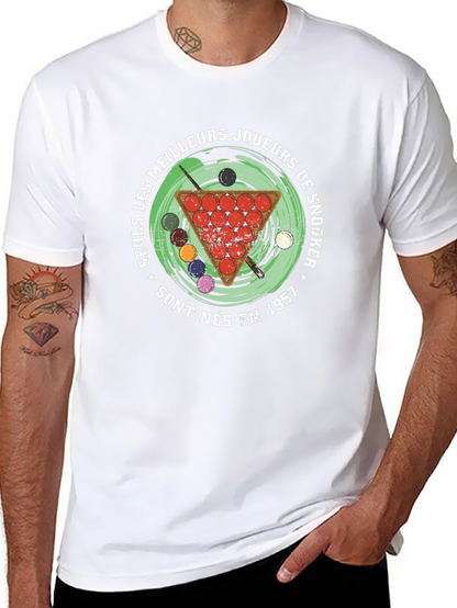 Camiseta Negra Snooker 1957