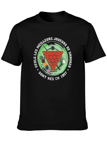 Camiseta Negra Snooker 1957