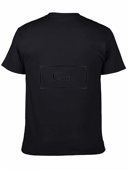 Camiseta Negra Oran Casual para Hombre