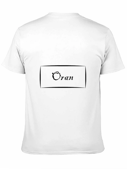 Camiseta Negra Oran Casual para Hombre