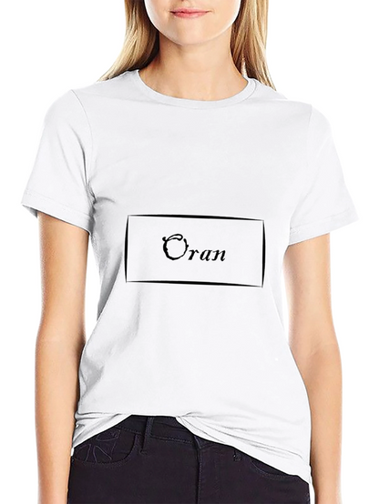 Camiseta Negra Oran Casual para Hombre