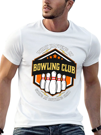 Camiseta Negra Bowling Club