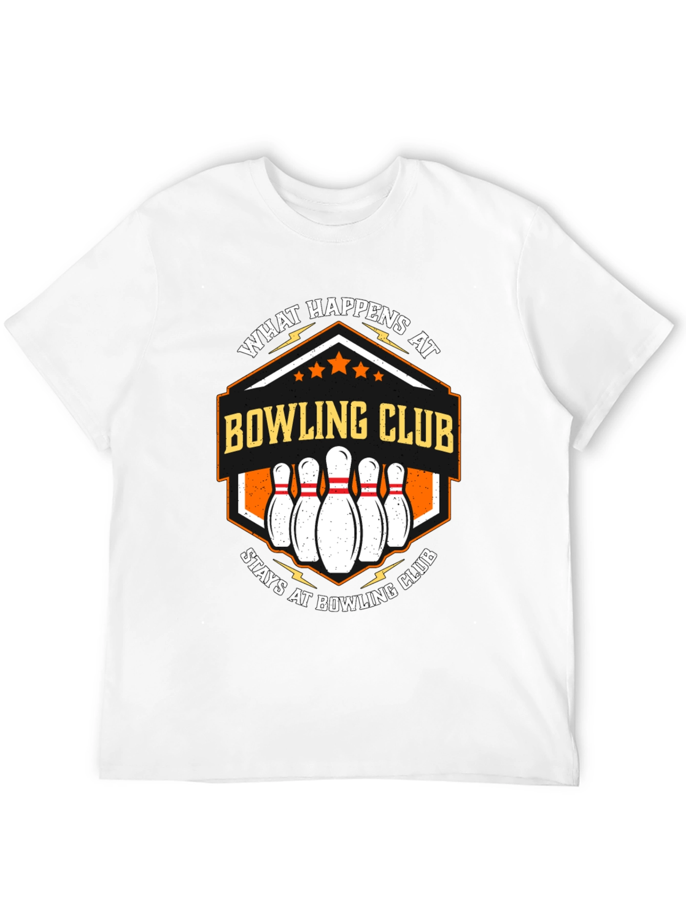 Camiseta Negra Bowling Club