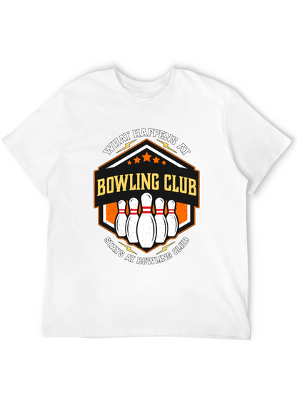 Camiseta Negra Bowling Club