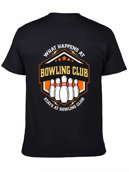 Camiseta Negra Bowling Club