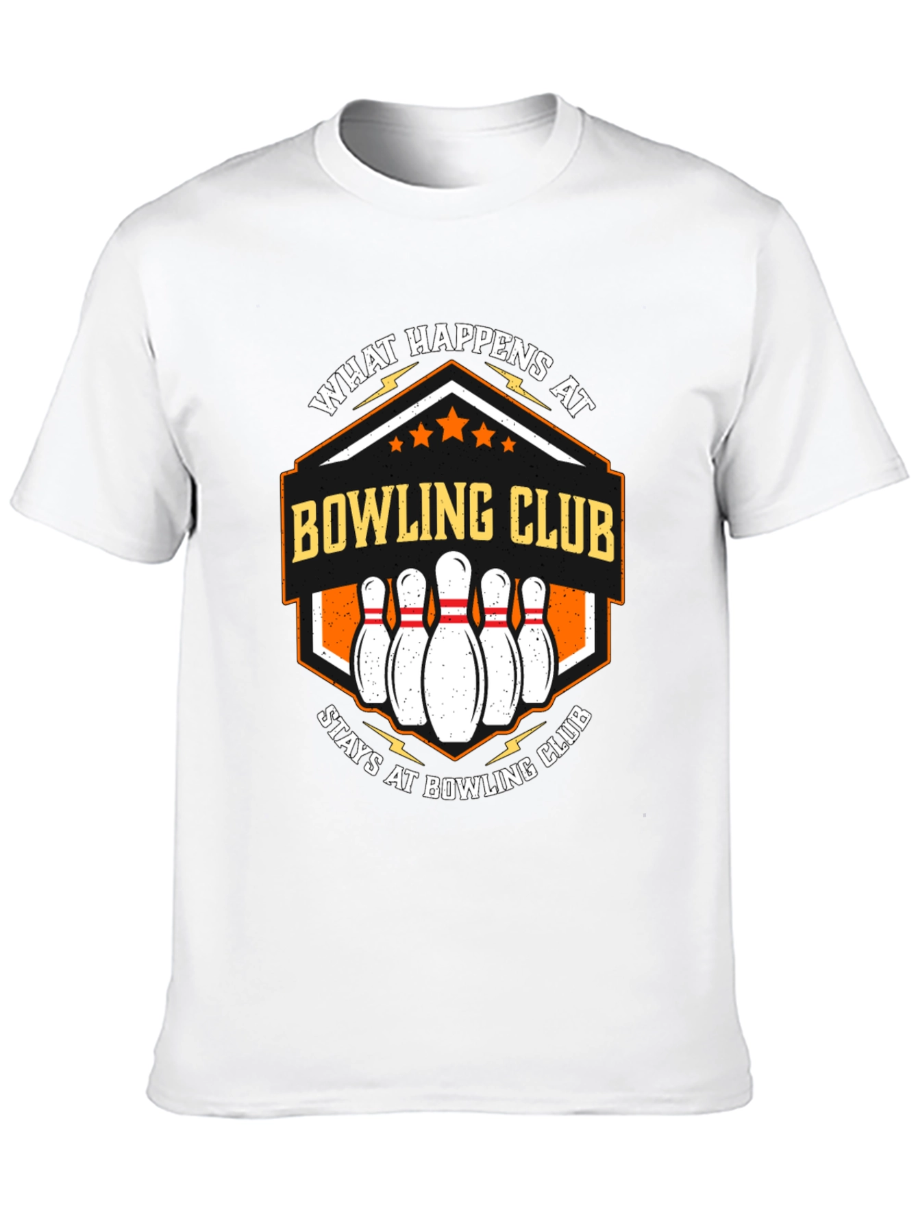 Camiseta Negra Bowling Club