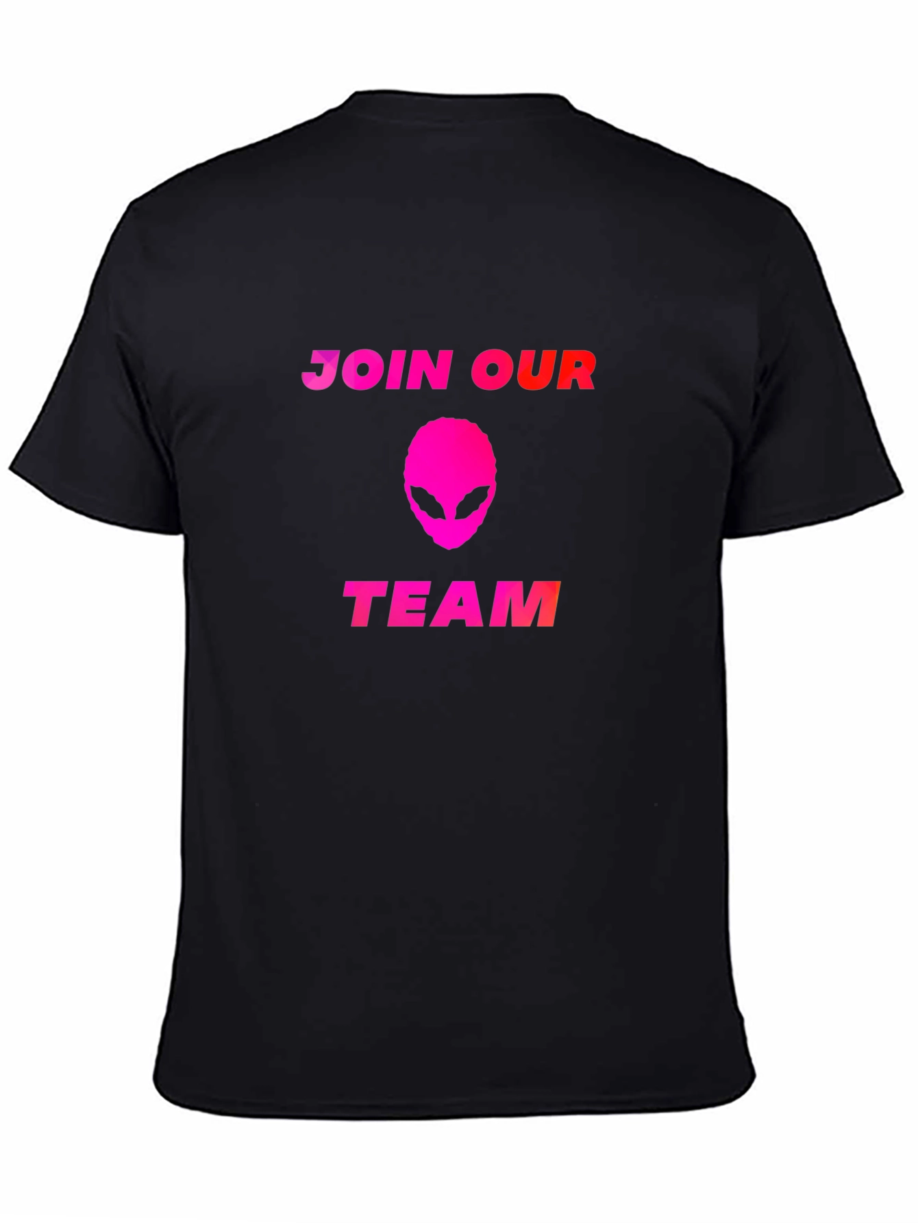 Camiseta Negra Alienígena - Únete a Nuestro Equipo