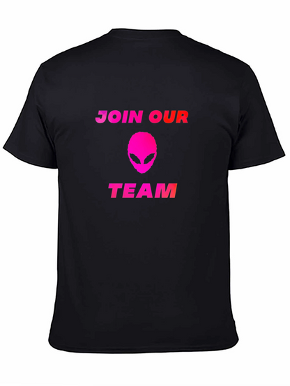 Camiseta Negra Alienígena - Únete a Nuestro Equipo