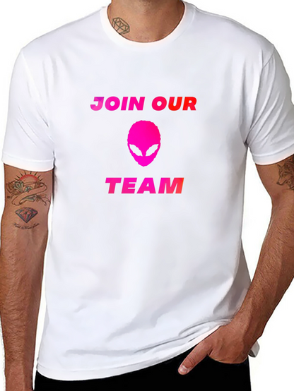 Camiseta Negra Alienígena - Únete a Nuestro Equipo