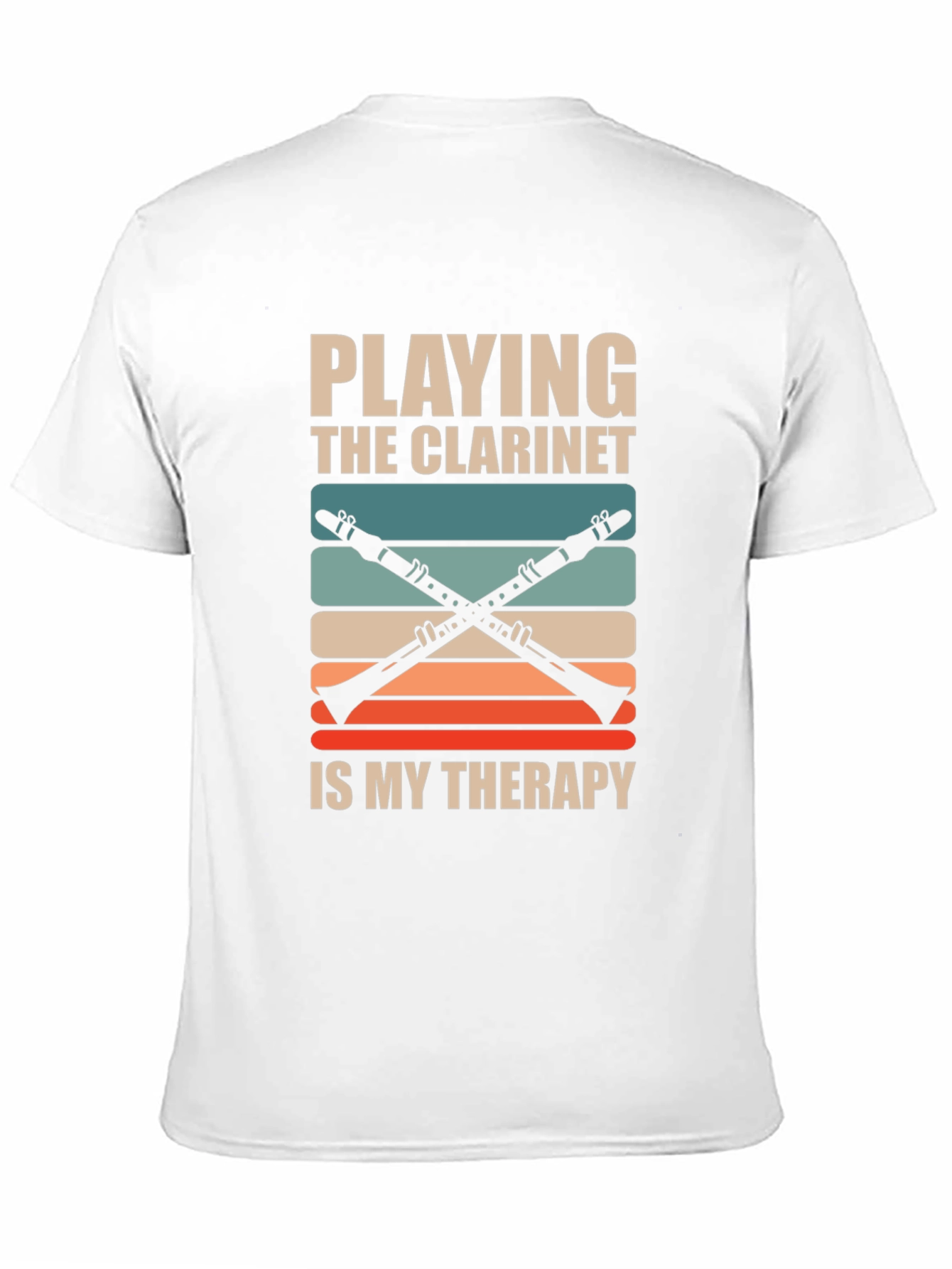 Camiseta Negra Playing Clarinet