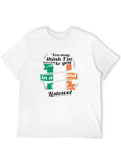 Camiseta Negra: Pensando en Listowel Irlanda