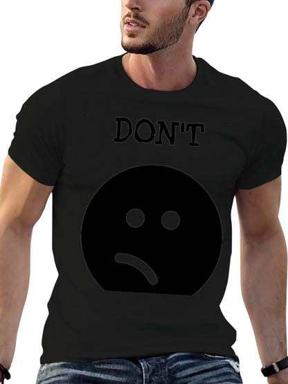 Camiseta Negra: No Estés Triste