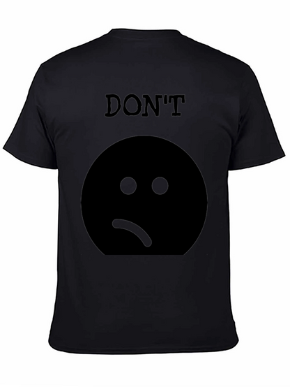 Camiseta Negra: No Estés Triste