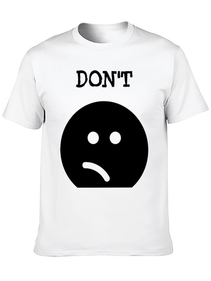 Camiseta Negra: No Estés Triste