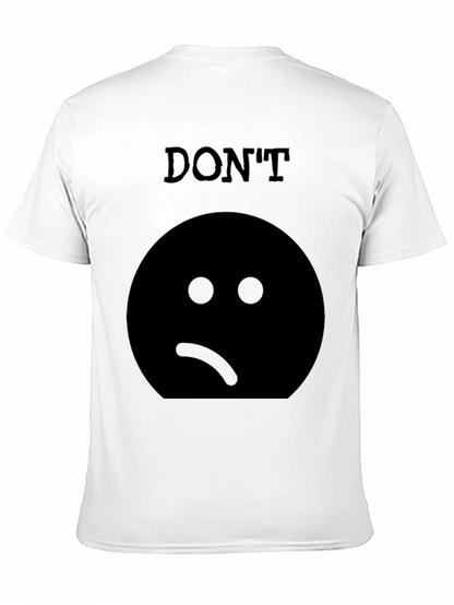Camiseta Negra: No Estés Triste