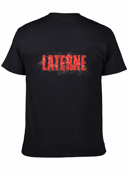 Camiseta Negra Laterne Diseño Único