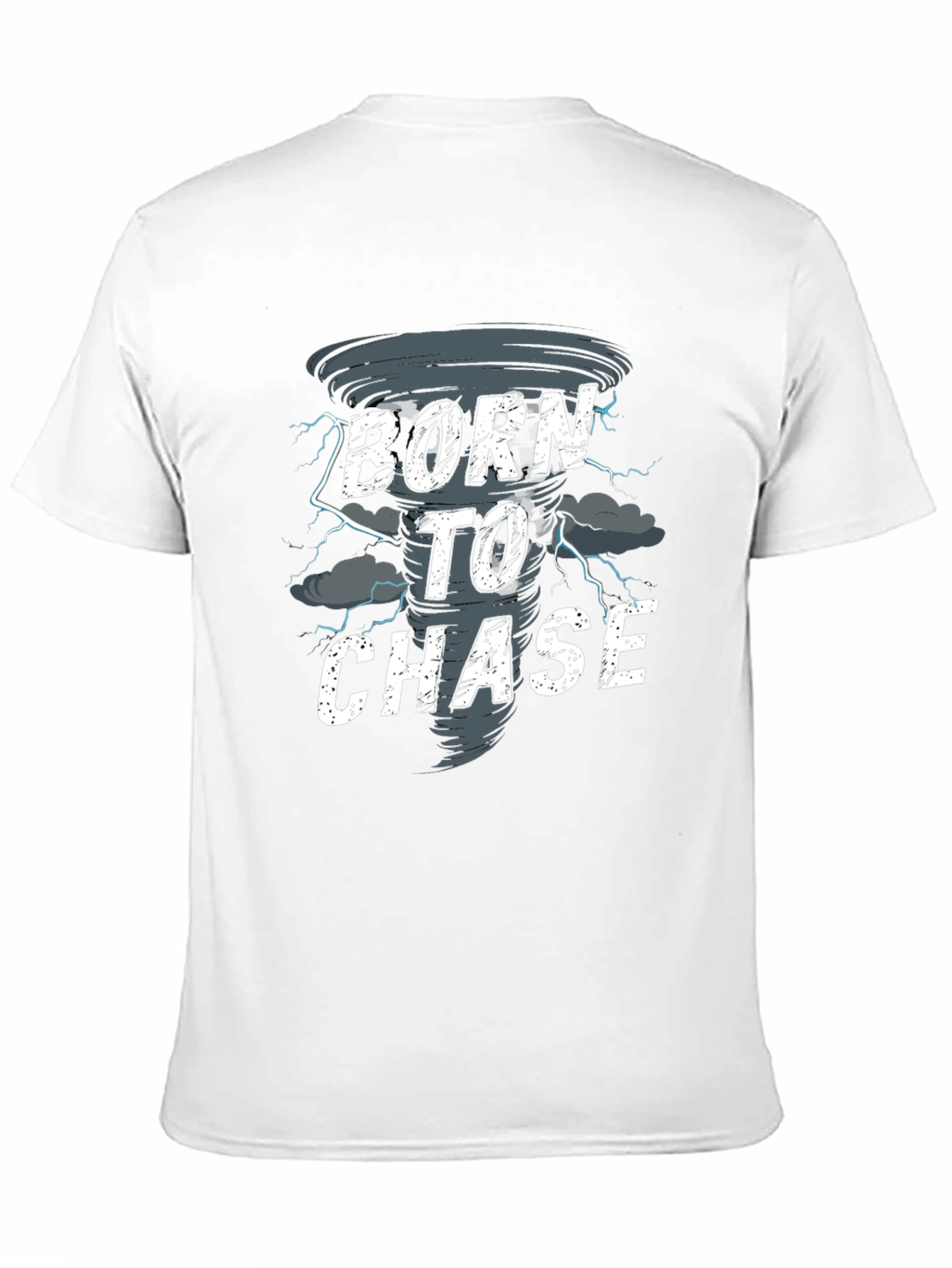Camiseta Negra Born to Chase Tornado