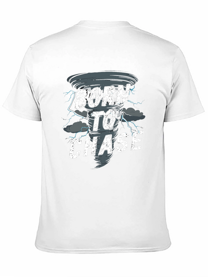 Camiseta Negra Born to Chase Tornado