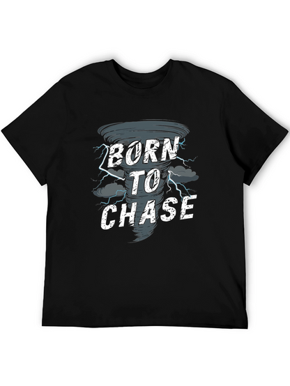 Camiseta Negra Born to Chase Tornado