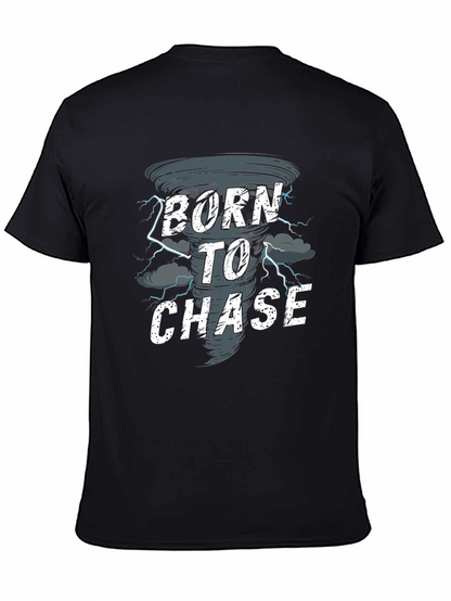 Camiseta Negra Born to Chase Tornado