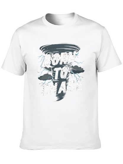 Camiseta Negra Born to Chase Tornado