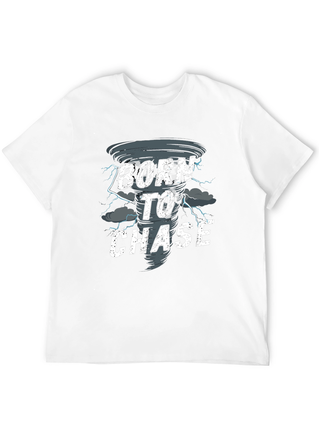 Camiseta Negra Born to Chase Tornado