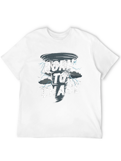 Camiseta Negra Born to Chase Tornado