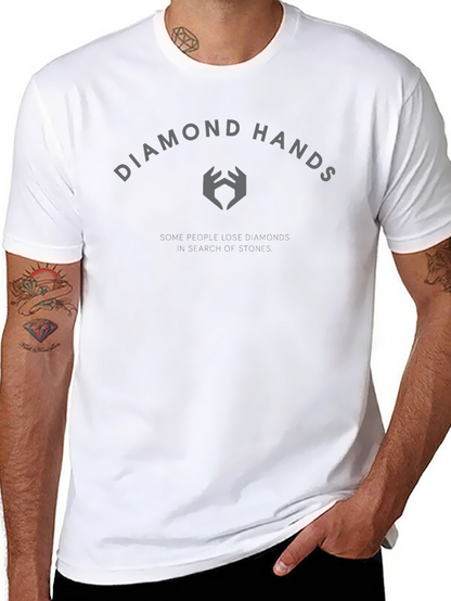 Camiseta Diamond Hands Algodón Premium