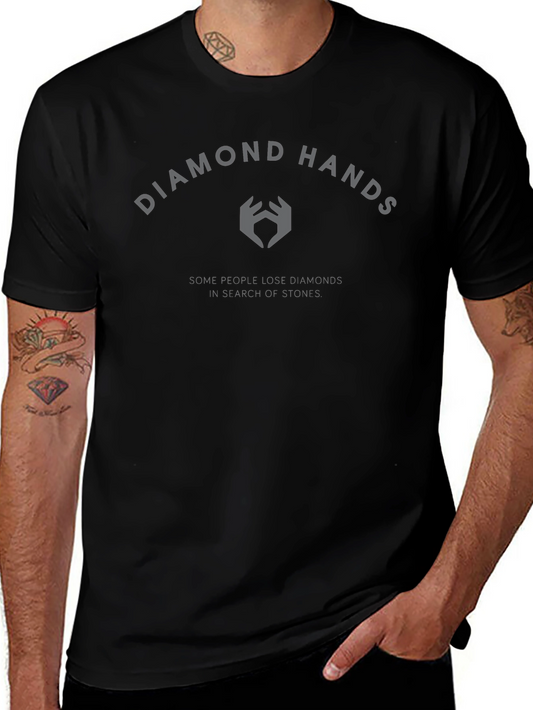 Camiseta Diamond Hands Algodón Premium